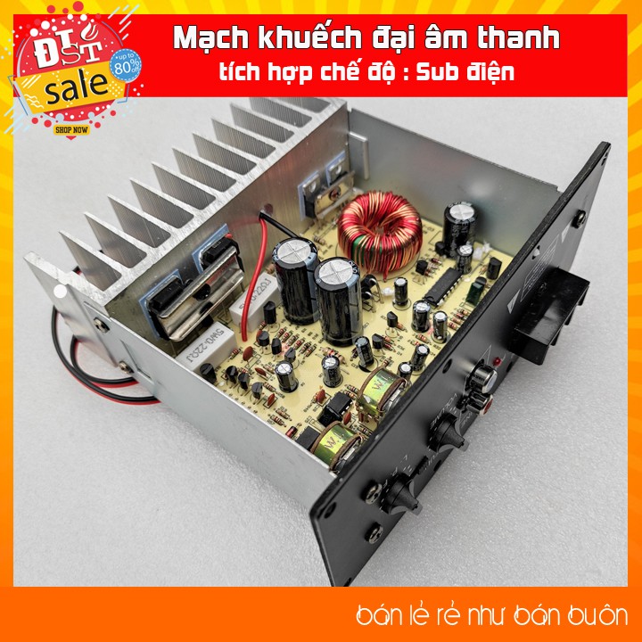 Mạch khuếch đại âm thanh công suất cao kiêm Sub điện 12V