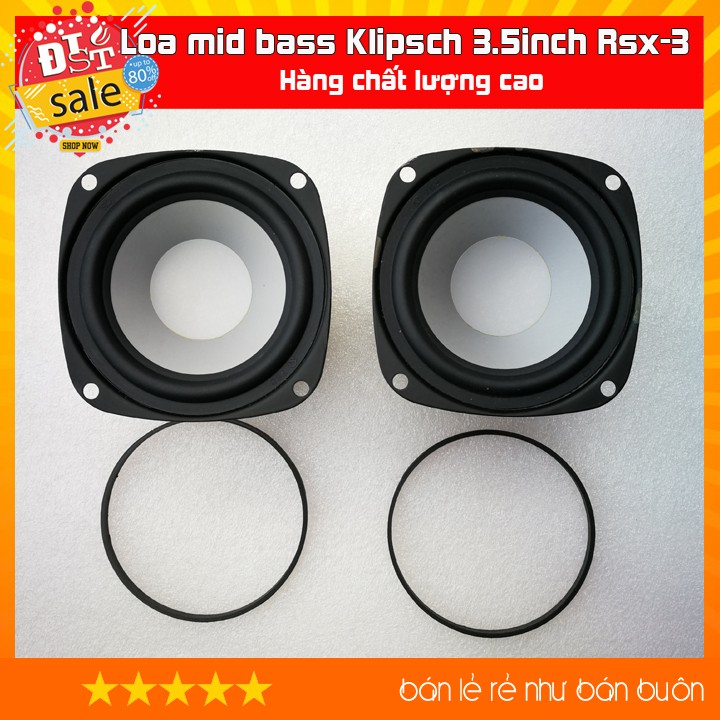 Loa mid bass Klipsch 3.5inch Rsx-3 màng nhôm 4ohm 40w