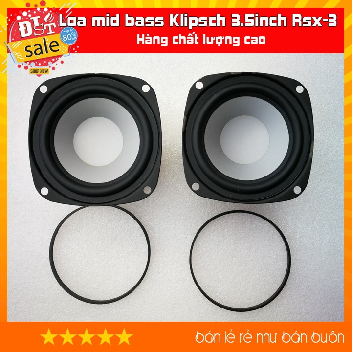 Loa mid bass Klipsch 3.5inch Rsx-3 màng nhôm 4ohm 40w