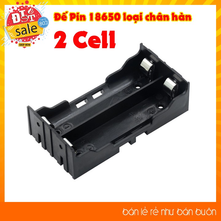 Pin 18650 với 1/2/3/4 phần bốn pin DIY pin pin 18650 pin giữ pin / DIY(2 cell)