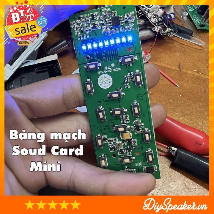 Mạch Sound card mini 3.7V / 5V