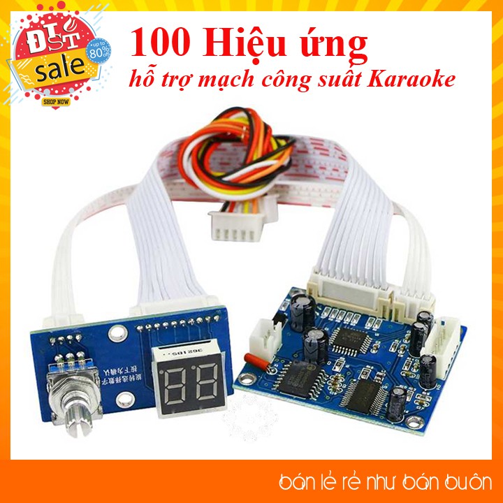 Mạch tạo 100 hiệu ứng âm thanh kĩ thuật số Karaoke DSP-100